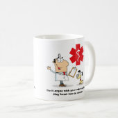 Mug Sarcasme neutre vétérinaire (Devant droit)