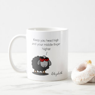 Mug Sarcasme personnalisé Funny Doigt Humour avec plai