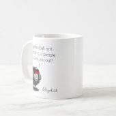 Mug Sarcasme personnalisé Funny Stress Ball Humour ave (Devant gauche)