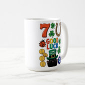 Mug Sarcastic black cat  and Lucky charms (Devant droit)