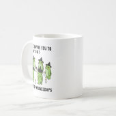 Mug Sarcastic Frog Meme Funny Amphibian Cult Men And W (Devant gauche)