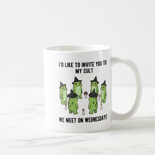 Mug Sarcastic Frog Meme Funny Amphibian Cult Men And W (Droite)