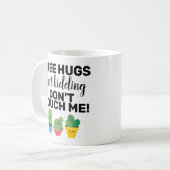 Mug Sarcastic Gratuit les jolis cactus ne me touchent  (Devant gauche)