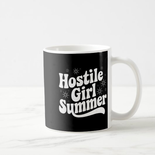 Mug Sarcastic Quote Retro Saying Hostile Girl Summer B (Droite)