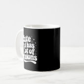 Mug Sarcastic Quote Saying Cute & Has Onions Girly (Devant gauche)
