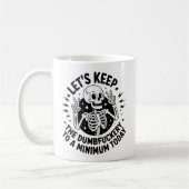 Mug Sarcastic Skeleton Peace Sign Antisocial Attitude (Gauche)