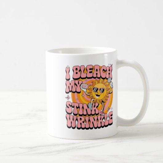 Mug Sarcastique Je Bleach My Stink Wrinking Funny Gag (Droite)