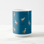Mug Sarcelle  J'adore les canards (Centre)