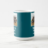 Mug Sarcelle Merci Coach Nom de l'équipe Photo (Centre)
