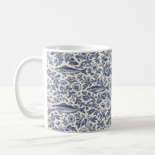 Mug Sardine Méditerranéenne Chinoiserie (Gauche)