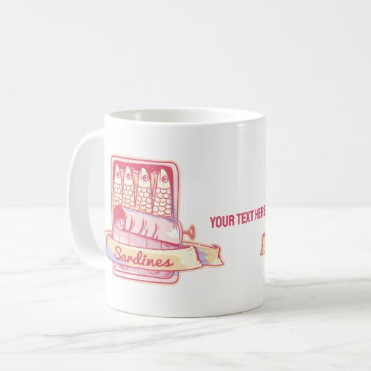 Mug Sardines dans une boîte (Devant gauche)