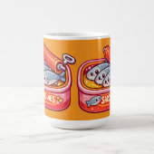 Mug Sardines Mignonnes Peuvent Rose Orange (Centre)
