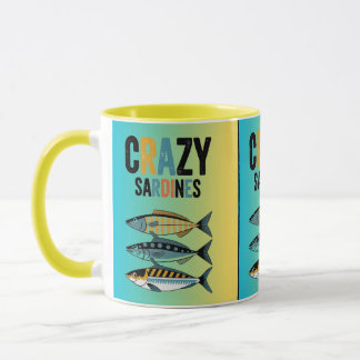 Mug Sardines Retro vintages, Aesthétique Pêcheur