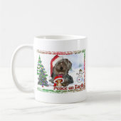 Mug Sasha Sydney Silky Dog Mouse cadeaux de vacances (Gauche)