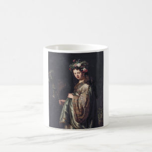 Mug Saskia van Uylenburgh, Flora, Rembrandt, 1634