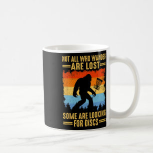 Mug Sasquatch Disque Golfer Perdu Outdoor Retro Art