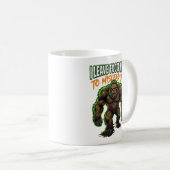 Mug Sasquatch Je laisse des empreintes Humour Cryptide (Devant droit)