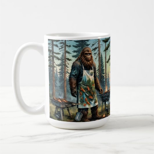 Mug Sasquatch Poisson Grillmaster Papa (Gauche)