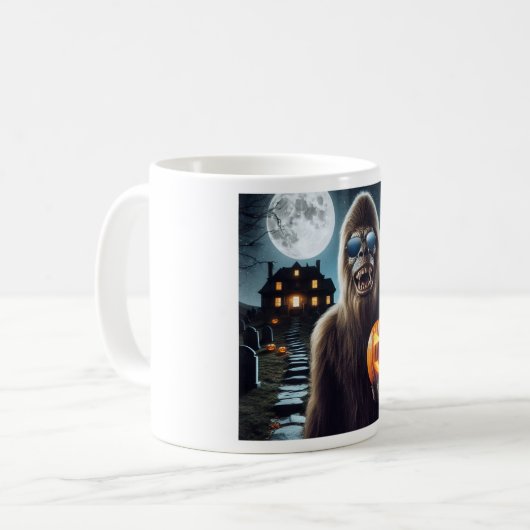 Mug Sasquatch sur Halloween (Devant gauche)