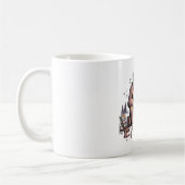 Mug Sasquatch tenant des fleurs (Gauche)