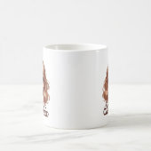 Mug Sassy & Caffeinated - mignonne fille avec Gla surd (Centre)