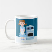 Mug Sassy Cinties Fun Retro Illustration (Gauche)