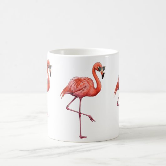 Mug Sassy Flamant rose Retro Vintage (Centre)