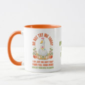 Mug Sassy Goose NE M'ESSAYEZ PAS AUJOURD'HUI Nurse Tha (Gauche)