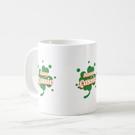 Mug SASSY LASSIE St. Patrick's Day (Devant gauche)