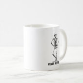 Mug Sassy Skeleton "Never Better" (Devant droit)