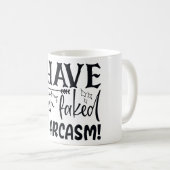 Mug Sassy, Une Citation Sarcastique Drôle De Sarcasme (Devant droit)
