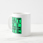 Mug Satellite, objet Orbiting (Devant gauche)