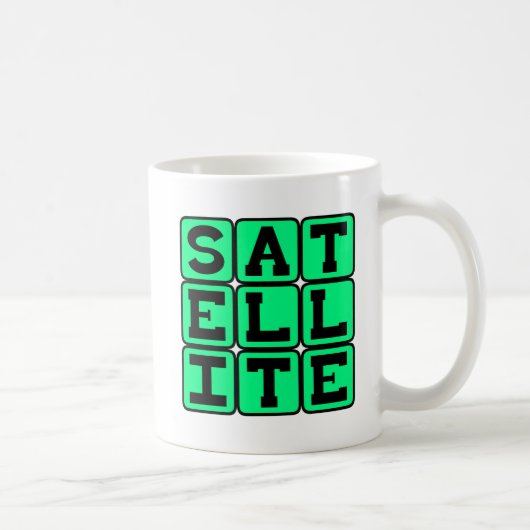 Mug Satellite, objet Orbiting (Droite)