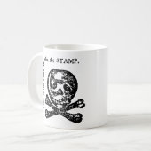 Mug Satire de Loi de timbre (Devant gauche)