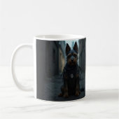 Mug Satirique La Parodie Pawnisher Vigilante Terrier (Gauche)