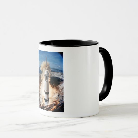 Mug Saturn V lancement de fusée 1969 Apollo Spacecraft (Devant droit)