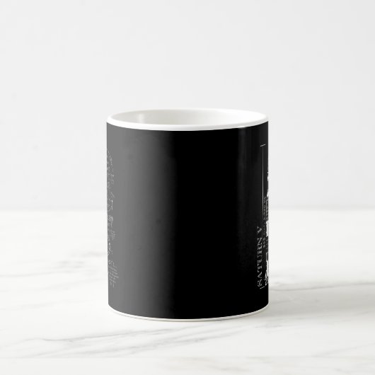 Mug Saturn V Saturn 5 Rocket Science Equations (Centre)