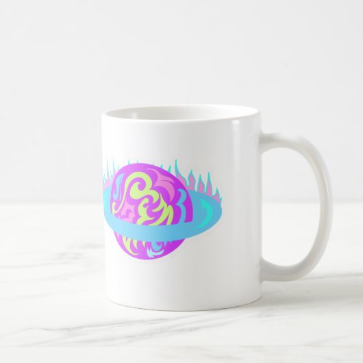 Mug Saturne en flammes ! (Droite)