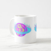 Mug Saturne enflammée ! (Devant gauche)