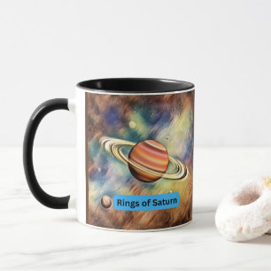 Mug Saturne est la planète la plus photogénique du sol