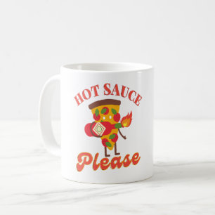 MUG SAUCE CHAUDE S'IL VOUS PLAÎT - PIZZA CHAUD AMOUR 