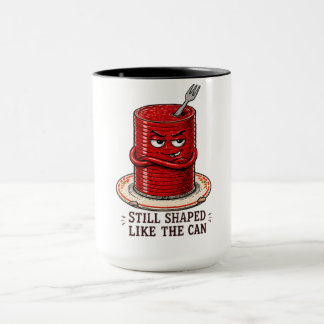 Mug Sauce de Cranberry en forme de boîte de conserve p