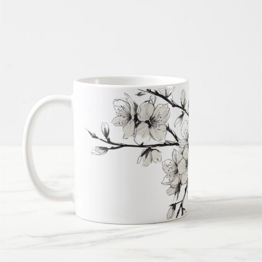 Mug Sauce Sakura en fleurs de cerisier japonaise3 (Gauche)