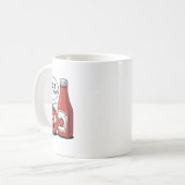Mug Sauce tomate mec c'est toi blague de nourriture Th (Devant gauche)