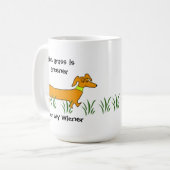 Mug Saucisse de teckel (Devant gauche)