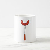 Mug Saucisse Sur Une Fourche