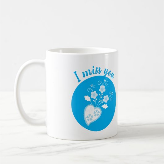 Mug Saudade veut dire que tu me manques coeur portugai (Gauche)