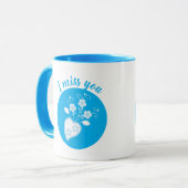 Mug Saudade veut dire que tu me manques coeur portugai (Devant gauche)