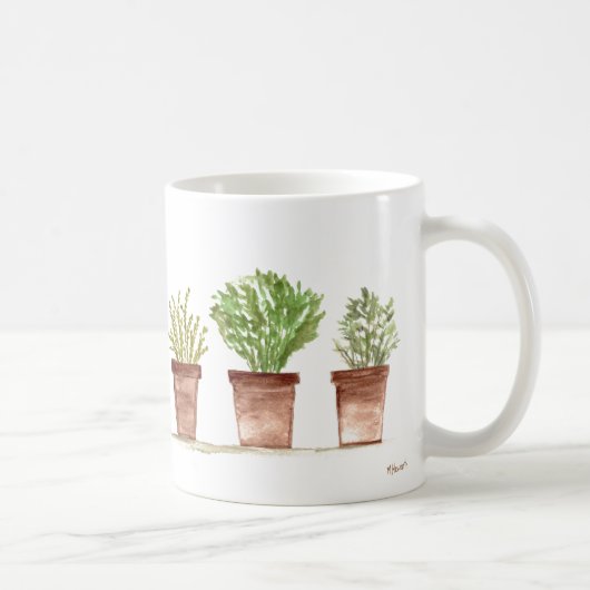 Mug Sauge aux herbes, romarin, jardin de thym (Droite)