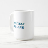 Mug Saumon cyanotique (Devant gauche)